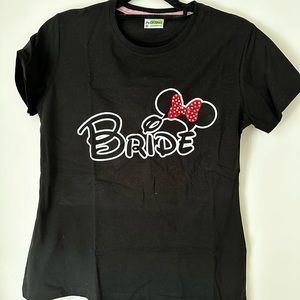 BRIDE & GROOM SET. Bride and Groom Disney tshirts